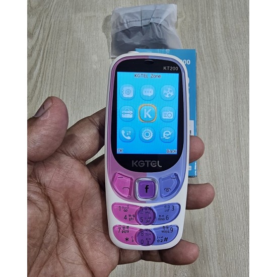 Kgtel KT200 Feature Phone Dual Sim White