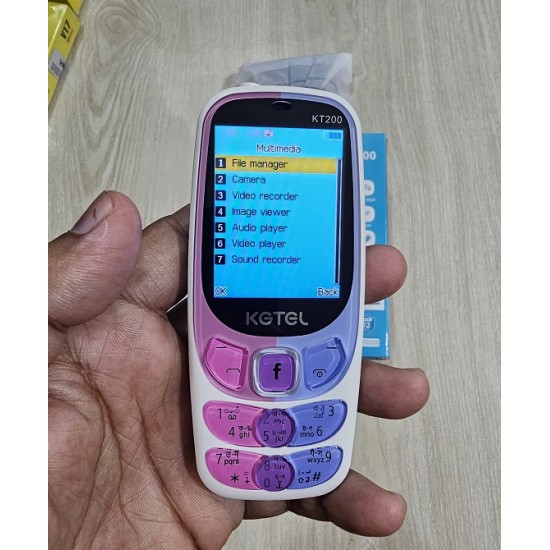 Kgtel KT200 Feature Phone Dual Sim White