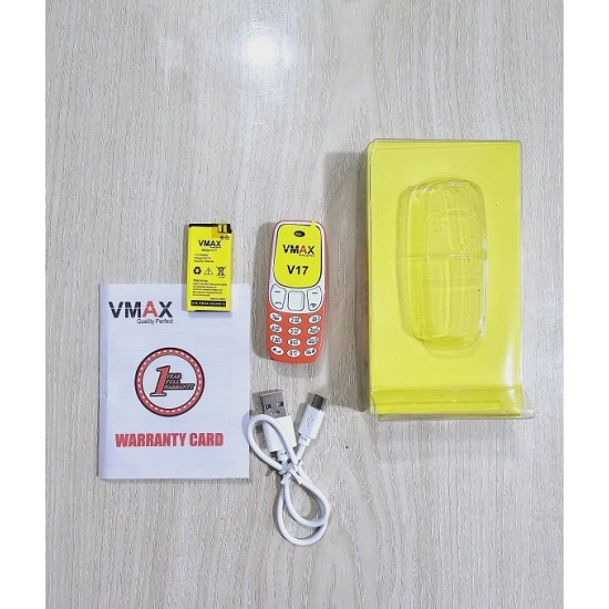 Vmax V17 Mini Phone Dual Sim Orange