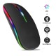 Dual Mode Wireless Bluetooth Mouse Rechargeable RGB