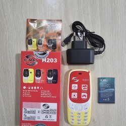 Himax H203 Button Phone Dual Sim Yellow