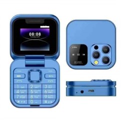 Maximum MB20 Pro Mini Folding Phone Dual Sim Warranty Blue