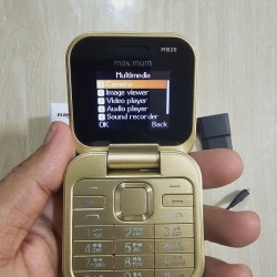 Maximum MB20 Pro Mini Folding Phone Warranty Gold