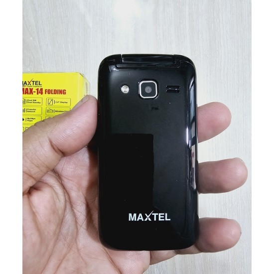 Maxtel Max 14 Folding Mobile Phone Dual Sim Blue