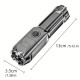 Long Distance Mini Flashlight Rechargeable Torch