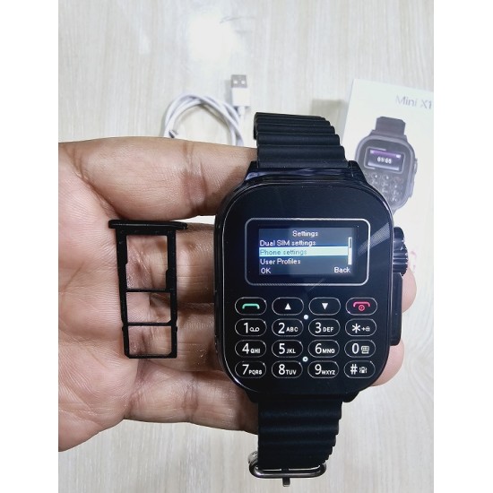 Mini X1 Smart Watch Dual Sim Camera Mp3