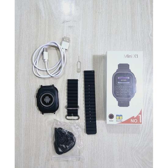 Mini X1 Smart Watch Dual Sim Camera Mp3