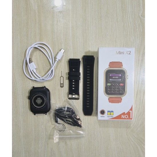 Mini X2 Ultra Smart Watch Dual Sim Camera 