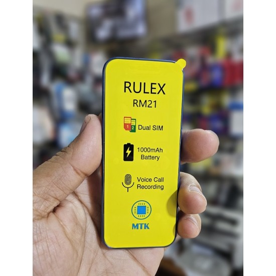 Rulex RM21 Mini Phone Dual Sim Warranty Blue