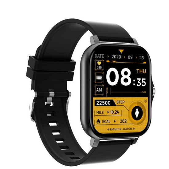 GT20 Smart Watch Bluetooth Calling Touch Display - Black