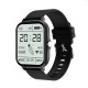 GT20 Smart Watch Bluetooth Calling Touch Display - Black