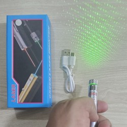 Rechargeable Usb Green Laser Pointer