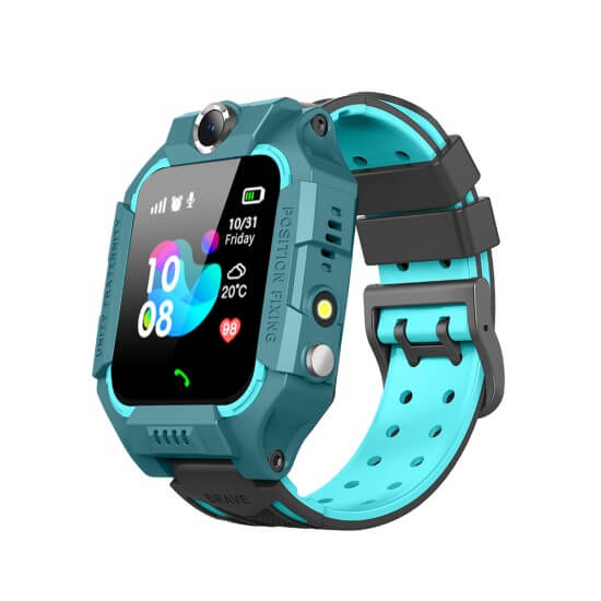 AR17 Kids GPS Watch Sim Supported Water Reset Anti-loss Device Green