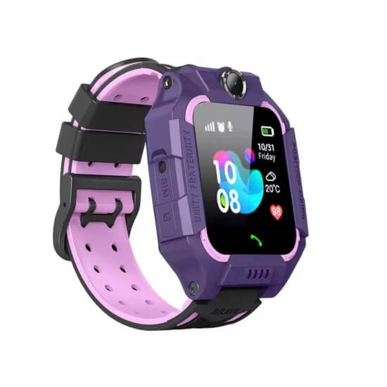 AR17 Kids GPS Watch Sim Supported Water Reset Anti-loss Device Pink