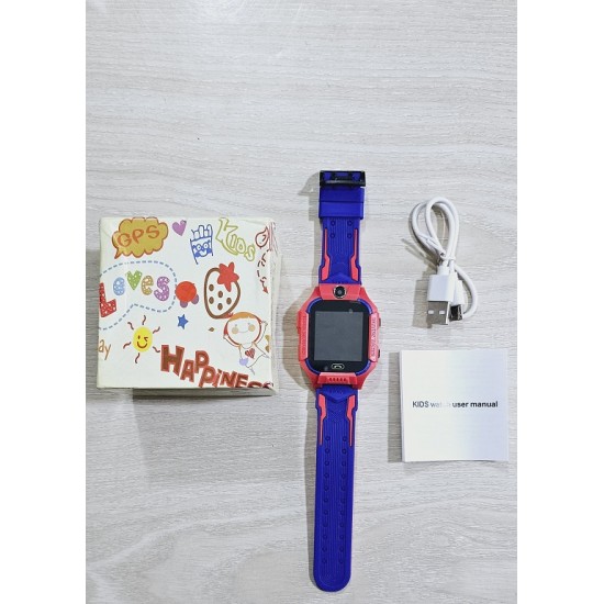 AR17 Kids GPS Watch Sim Supported Water Reset Anti-loss Device Red