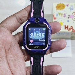 AR17 Kids GPS Watch Sim Supported Water Reset Anti-loss Device Pink