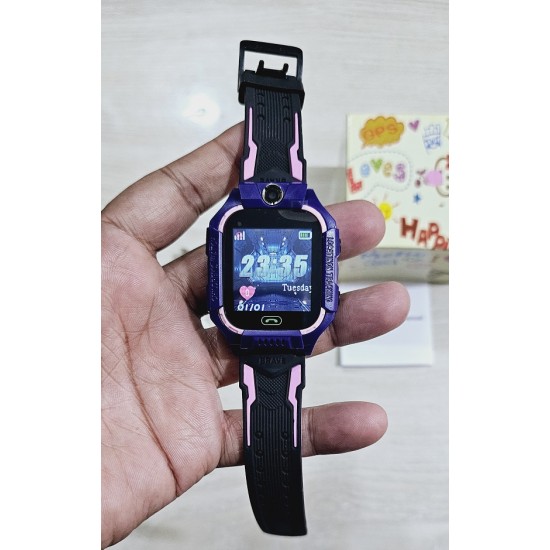 AR17 Kids GPS Watch Sim Supported Water Reset Anti-loss Device Pink