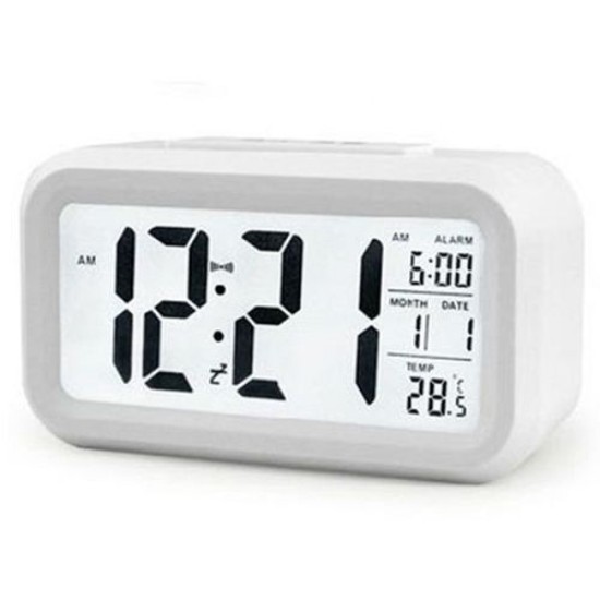 Digital Alarm Clock Backlight Calendar Temperature Table Clocks