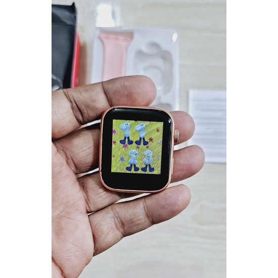 i7 Pro Max Smartwatch 1.54 inch Calling Option Pink