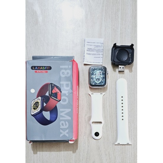 i8 Pro Max Smartwatch 1.54 inch Calling Option White