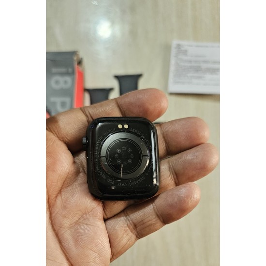 i8 Pro Max Smartwatch 1.54 inch Calling Option Black