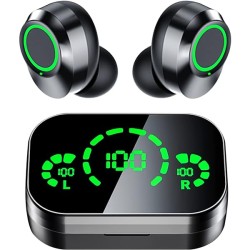 YD03 Wireless Bluetooth 5.3 Headphones Digital Display with Charing Case