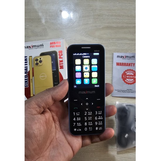 Maximus MB40 Pro Max Four Sim Phone Blue