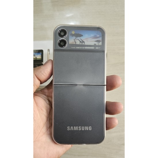 Samsung A70 Pro Foldable Phone Dual Sim With Cover Black