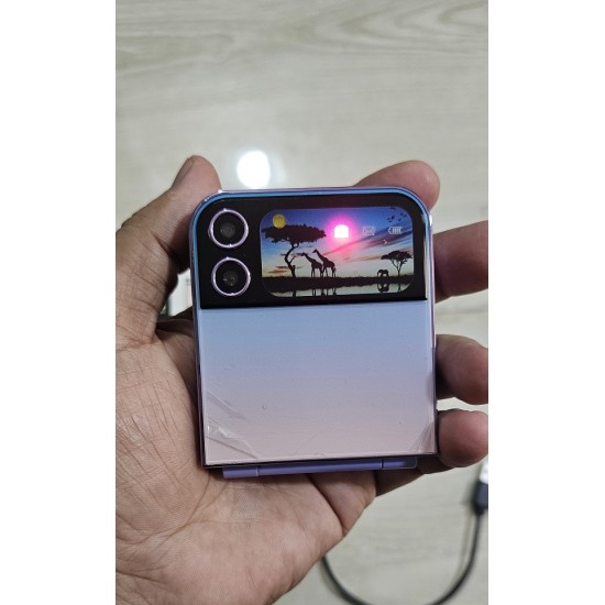 Samsung A70 Pro Foldable Phone Dual Sim With Cover Purpal