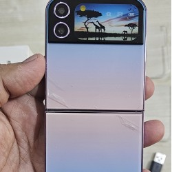 Samsung A70 Pro Foldable Phone Dual Sim With Cover Purpal