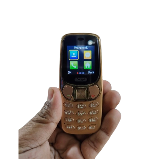 Bengal BG01 Mini Phone Dual Sim Gold