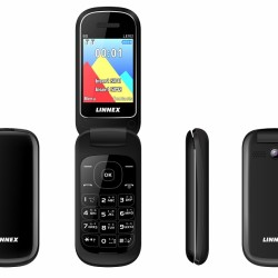 Linnex Le101 Flip Phone Black