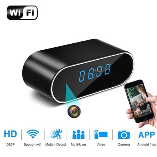 Wifi ip Table Clock Video Camera 1080p