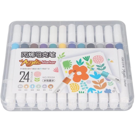 Acrylic Paint Markers 24 Pcs