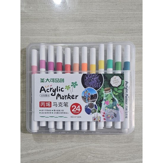 Acrylic Paint Markers 24 Pcs