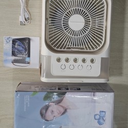 AR27 Air Cooler Fan Humidifier Fan Water Mist Fan White