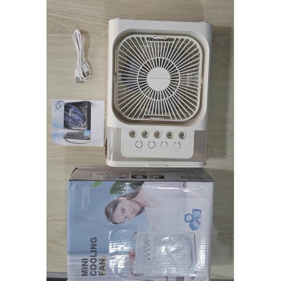 AR27 Air Cooler Fan Humidifier Fan Water Mist Fan White