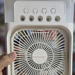 AR27 Air Cooler Fan Humidifier Fan Water Mist Fan White