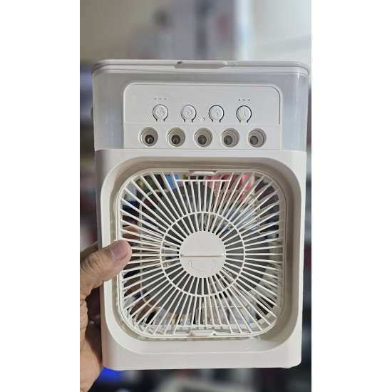 AR27 Air Cooler Fan Humidifier Fan Water Mist Fan White