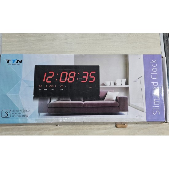 Electric 18.9 inch Digital Wall Clock TT-4800 LED Display 