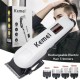 Kemei KM-809A Rechargeable Professional Hair Clipper Trimmer With Display