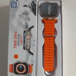 T800 Ultra Smartwatch 1.99 Inch IP67 Waterproof Wireless Charging Series 8 - Orange