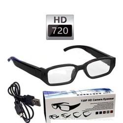 Video Sunglass Camera 720P Support 32GB Memory