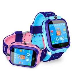 Q12 Kids GPS LBS Smart Watch Water Reset Touch Sim Supported Anti-loss Device