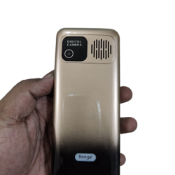 Bengal BG 303 Dj Java Supported 4 SIM Standby 4500mAh Power Bank Phone - gold