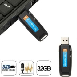 USB Voice Recorder TF 32GB Supported