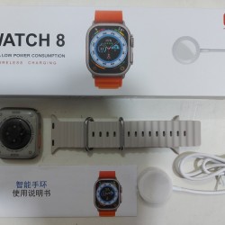 Watch 8 Ultra Smartwatch 1.99 Inch IP67 Waterproof Wireless Charging Series 8 - Silver