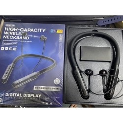 REMAX RBS3 Wireless Neckband Headphones With Digital Display