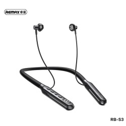 REMAX RBS3 Wireless Neckband Headphones With Digital Display