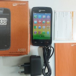 Micromax X501 4-inch Touch Display Feature Phone